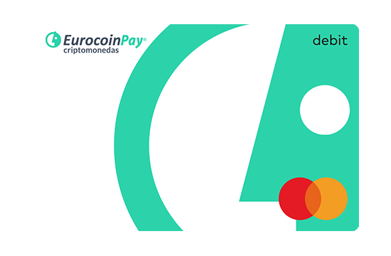 Tarjeta EurocoinPay Blanca y Verde